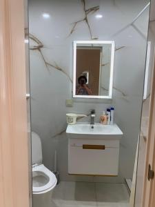 Koupelna v ubytování Erebuni + 6 fotografií