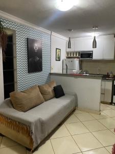 Nhà bếp/bếp nhỏ tại Apartamento aconchegante