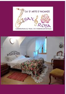 Posteľ alebo postele v izbe v ubytovaní sax & rosa