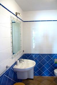 Koupelna v ubytování B&B Amphisya