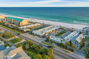 an aerial view of a beach with buildings and the ocean at Capri by the Gulf 122 in Destin
