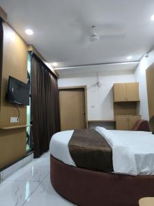 TV a/nebo společenská místnost v ubytování Hotel RD
