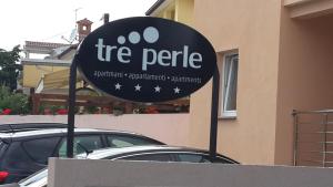 Certifikát, hodnocení, plakát nebo jiný dokument vystavený v ubytování Apartments Tre Perle