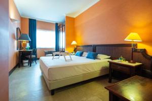 Postel nebo postele na pokoji v ubytování Hotel Schuhmann