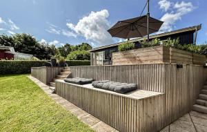 A garden outside Lovely Home In Haderslev With Wifi