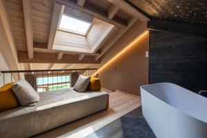 Posezení v ubytování Bazzario Loft