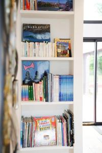 Knihovna v prázdninového domu