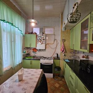 Kuchyň nebo kuchyňský kout v ubytování Tbilisi Guest House