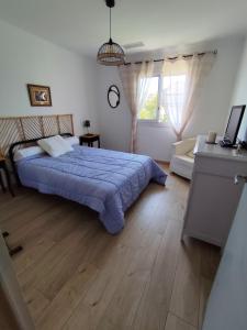 Postel nebo postele na pokoji v ubytování Villa de vacances à 15 MNS d'Aix en Provence