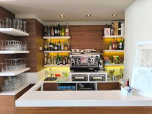 Dapur atau dapur kecil di Hotel Midi