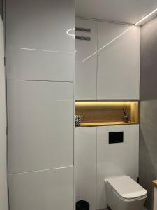 Ένα μπάνιο στο Apartament Browary Wrocławskie Prywatny Parking Siłownia
