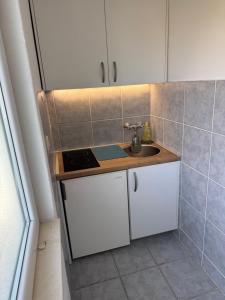 Kuchyň nebo kuchyňský kout v ubytování Apartment Marsela + 10 fotografií