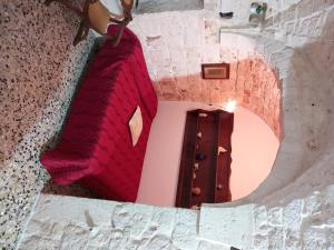 Koupelna v ubytování CASETTA LA PIETRA DI Pietro