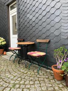 Patio nebo venkovní prostory v ubytování Wandergesellenzimmer mit Bad und Küche