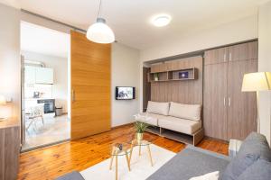 Kuchyň nebo kuchyňský kout v ubytování Rentapart Step + 86 fotografií