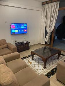 Χώρος καθιστικού στο Gloden View Apartments