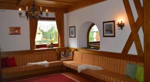 A seating area at Hotel Stella Alpina