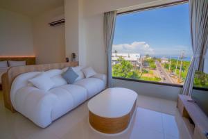 Prostor za sedenje u objektu Xinghai Seaview Guesthouse
