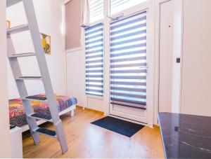 Postel nebo postele na pokoji v ubytování Pula Mini Studios