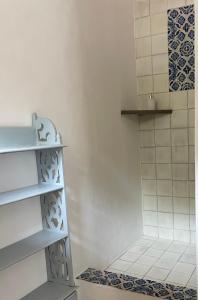 Koupelna v ubytování Casa Burra