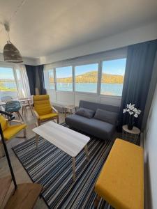 Posezení v ubytování Duplex - vue sur la Seine au centre ville de Vernon