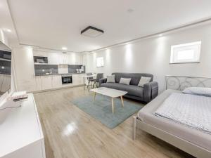 Kuchyň nebo kuchyňský kout v ubytování Wohnung in Egelsbach