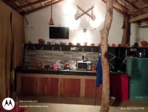 Kuchyň nebo kuchyňský kout v ubytování Serendip Villa Holiday Home Talalla Sri Lanka