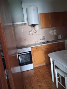 Η κουζίνα ή μικρή κουζίνα στο Apartamento das escadinhas T0