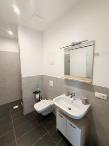 Koupelna v ubytování Ferienwohnung murihaus