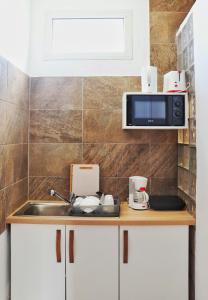 Una cocina o cocineta en Cocon zen