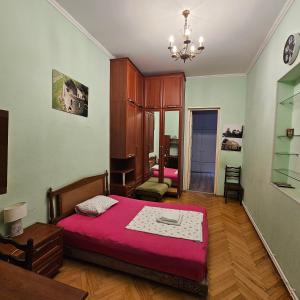 Postel nebo postele na pokoji v ubytování Tbilisi Guest House