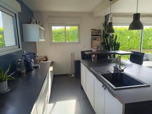 Η κουζίνα ή μικρή κουζίνα στο Villa Troyes