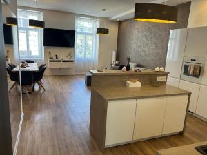 Cucina o angolo cottura di Luxusní apartmán v centru Jihlavy