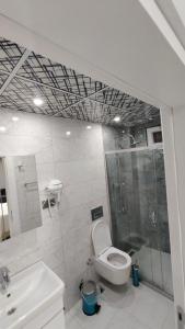 Koupelna v ubytování KILIÇ MOTEL