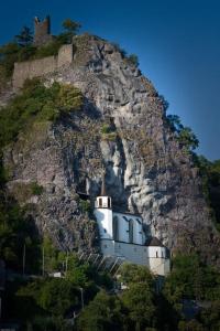 a building on the side of a mountain at Natur pur in Idar- Oberstein in Idar-Oberstein