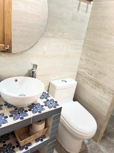 Koupelna v ubytování Hotel Heliopolis