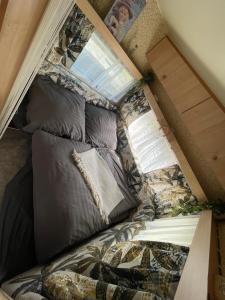 Posezení v ubytování Wohnwagen Tempore Antiquo