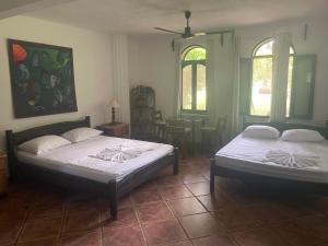 Voodi või voodid majutusasutuse spirit of jungle lodge toas