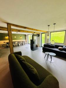 A seating area at KWT Lodge
