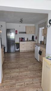 Kuchyň nebo kuchyňský kout v ubytování Ferienwohnung