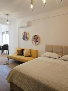 Ένα ή περισσότερα κρεβάτια σε δωμάτιο στο Bel'Orizonte