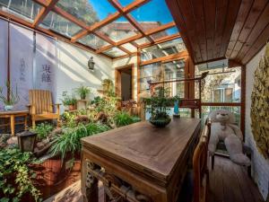 Zahrada ubytování Dan’s Sea Guest House Hangzhou