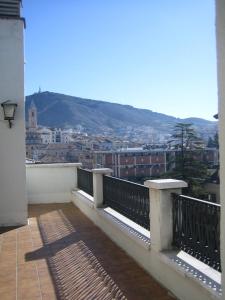 En balkong eller terrasse på Hostal Canovas