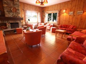 Χώρος καθιστικού στο Hotel Alpe Fleurie
