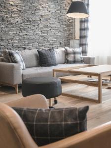 Posezení v ubytování Boutique Hotel Moosegg