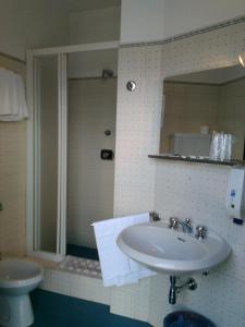 A bathroom at Il Vapore
