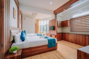 D Nest Inn客房内的一张或多张床位
