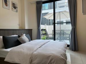Letto o letti in una camera di Yang