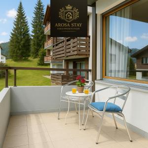 Balkón nebo terasa v ubytování Rehwiesa Studio C04 by Arosa Stay