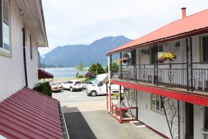 Uma varanda ou terraço em Harrison Spa Motel